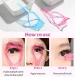 3in1 Eyelashes Tools Mascara Shield Applicator Guard