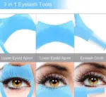3in1 Eyelashes Tools Mascara Shield Applicator Guard
