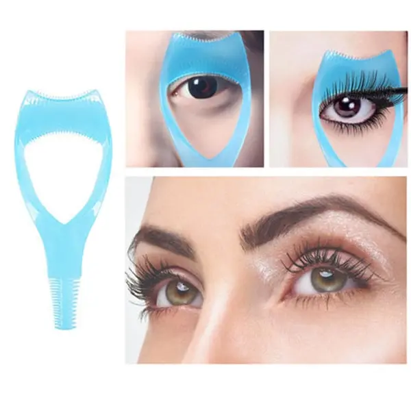 Curved eyelash comb